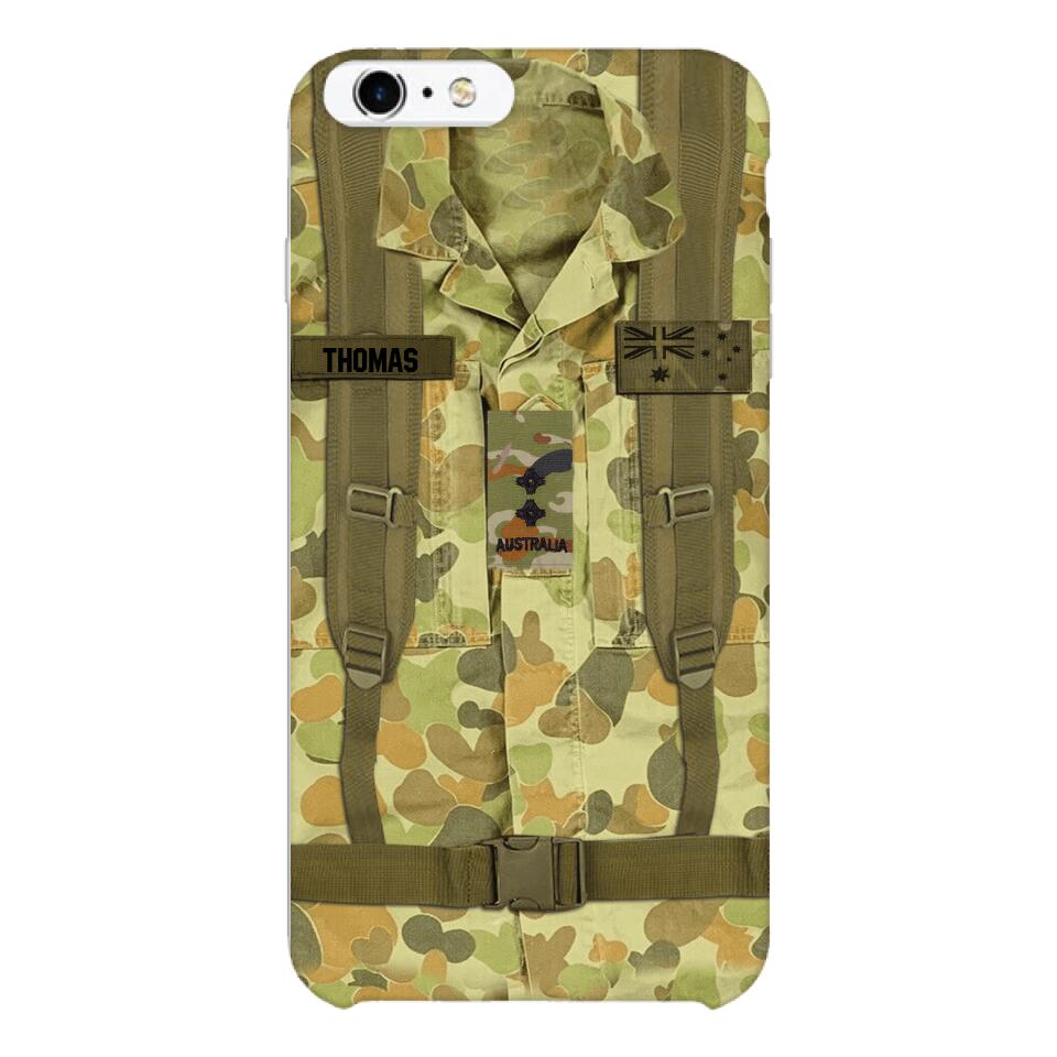 Personalized Australian Army Camo Phone Case Printed 3T 3003