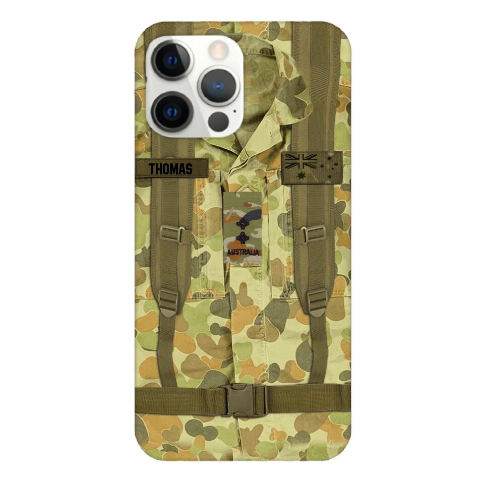 Personalized Australian Army Camo Phone Case Printed 3T 3003