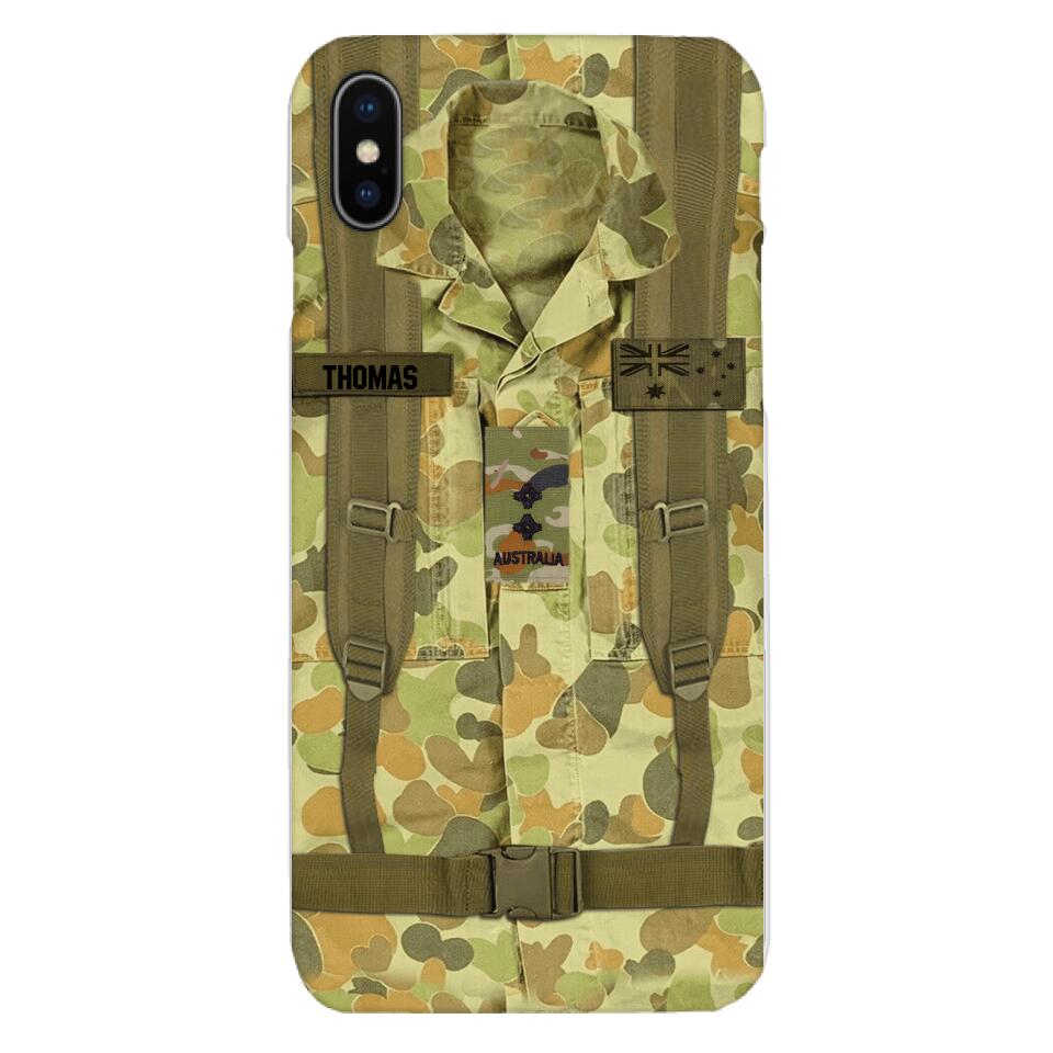 Personalized Australian Army Camo Phone Case Printed 3T 3003