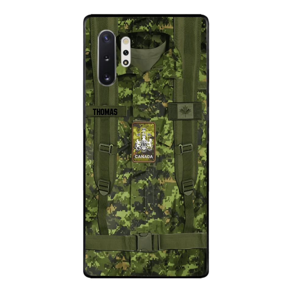 Personalized Canadian Army Camo Phone Case Printed 3T 3003