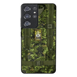 Personalized Canadian Army Camo Phone Case Printed 3T 3003