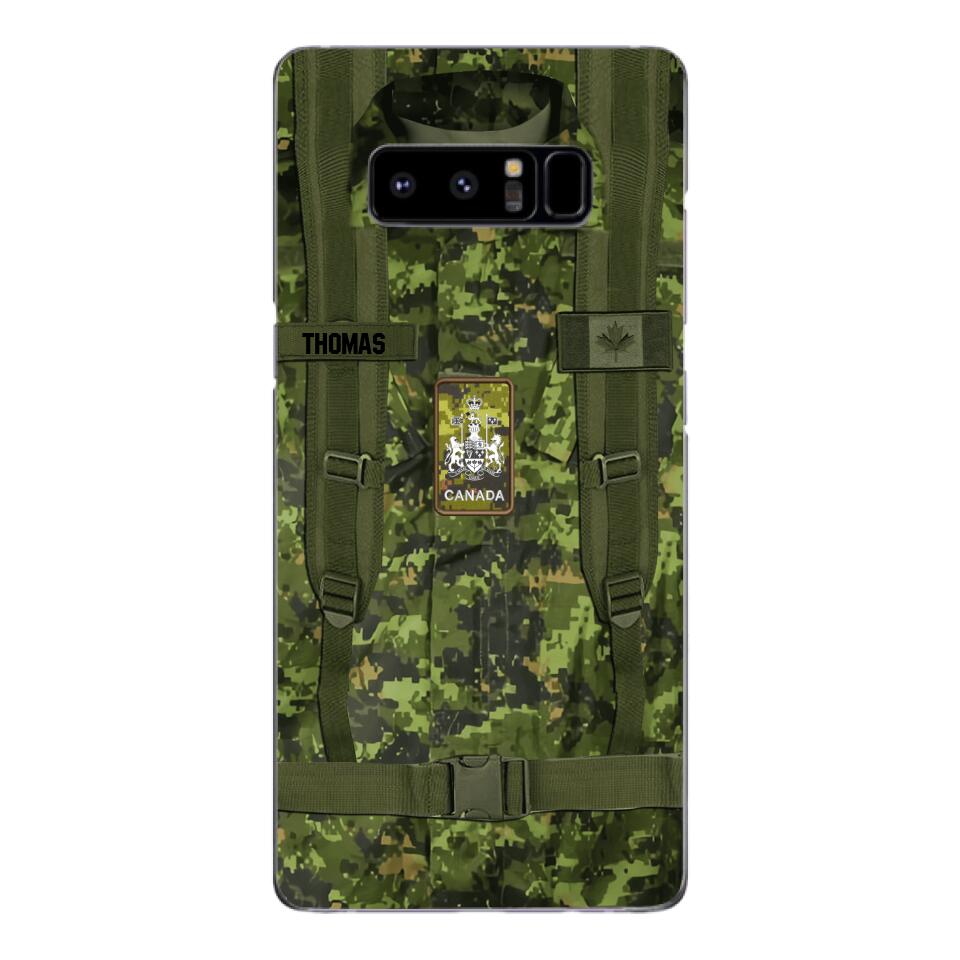 Personalized Canadian Army Camo Phone Case Printed 3T 3003