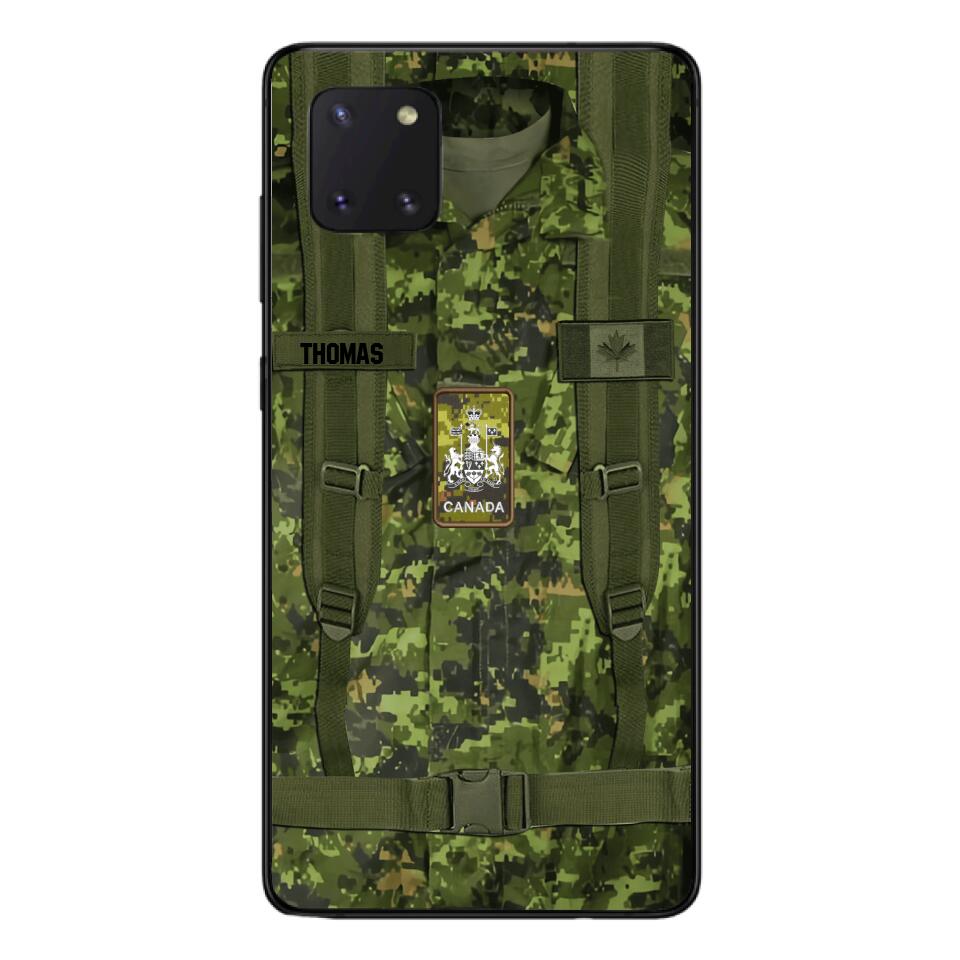 Personalized Canadian Army Camo Phone Case Printed 3T 3003