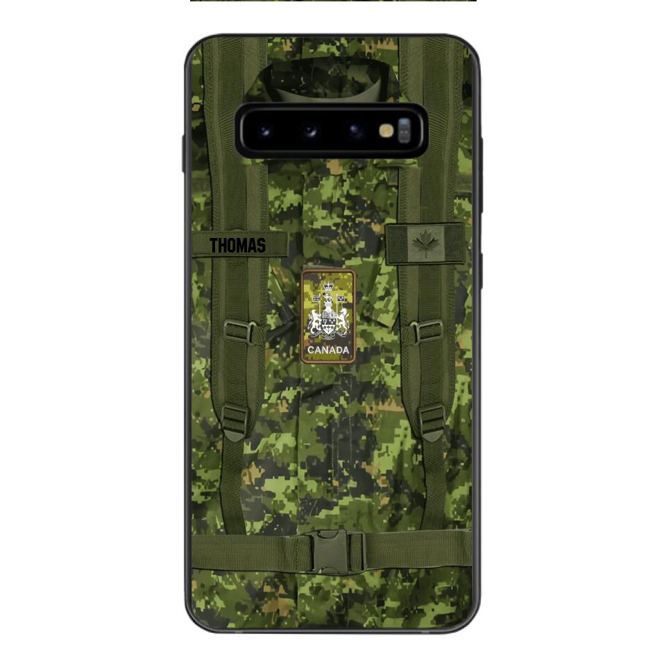 Personalized Canadian Army Camo Phone Case Printed 3T 3003