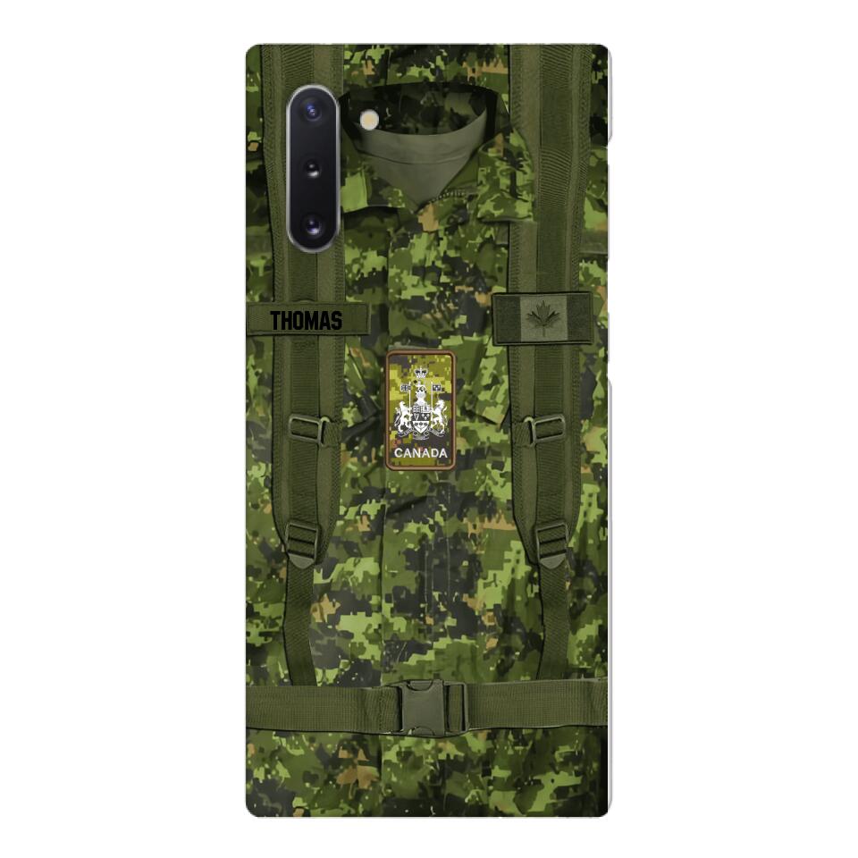 Personalized Canadian Army Camo Phone Case Printed 3T 3003
