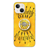 Personalized Grandma Kid Phone Case + Grip Printed 22MAR-MQ30
