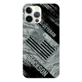 Personalized U.S Airforce Veteran Camo Phone Case Printed QTDT3103