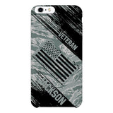 Personalized U.S Airforce Veteran Camo Phone Case Printed QTDT3103