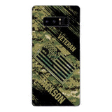Personalized U.S Navy Veteran Camo Phone Case Printed QTDT3103