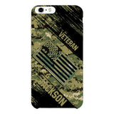 Personalized U.S Navy Veteran Camo Phone Case Printed QTDT3103