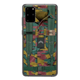 Personalized Belgium Army Veteran Camo Phone Case Printed 3T 3103