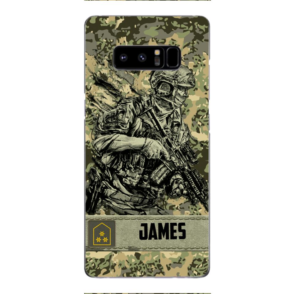 Personalized Austrian Soldier/Veterans Phone Case Printed 22MAR-LN31