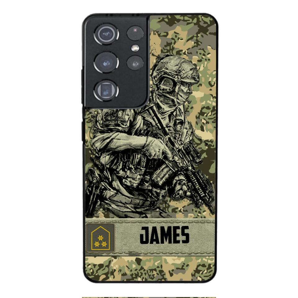 Personalized Austrian Soldier/Veterans Phone Case Printed 22MAR-LN31