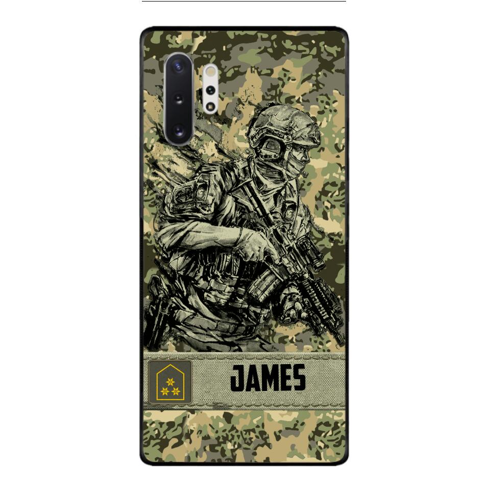 Personalized Austrian Soldier/Veterans Phone Case Printed 22MAR-LN31