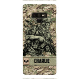 Personalized British Soldier/Veterans Phone Case Printed 22MAR-LN31