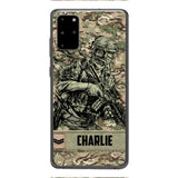 Personalized British Soldier/Veterans Phone Case Printed 22MAR-LN31