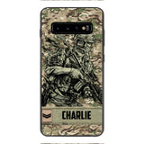 Personalized British Soldier/Veterans Phone Case Printed 22MAR-LN31