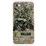 Personalized U.S Soldier/Veterans Phone Case Printed 22MAR-LN31