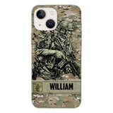Personalized U.S Soldier/Veterans Phone Case Printed 22MAR-LN31