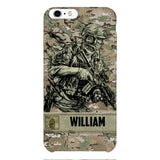 Personalized U.S Soldier/Veterans Phone Case Printed 22MAR-LN31
