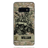 Personalized U.S Soldier/Veterans Phone Case Printed 22MAR-LN31