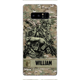 Personalized U.S Soldier/Veterans Phone Case Printed 22MAR-LN31