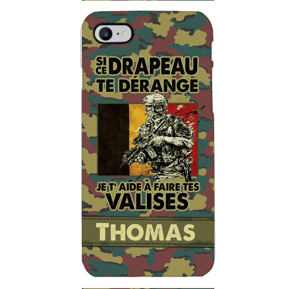 Personalized Belgian Soldier/Veterans Phone Case Printed 22MAR-QH31