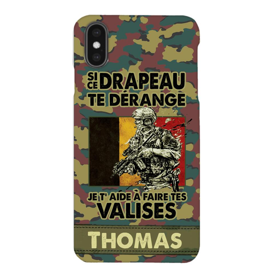 Personalized Belgian Soldier/Veterans Phone Case Printed 22MAR-QH31