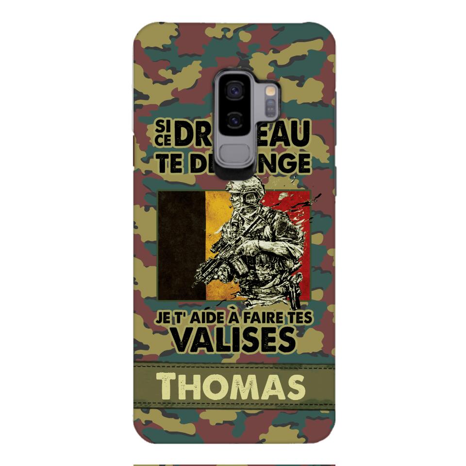 Personalized Belgian Soldier/Veterans Phone Case Printed 22MAR-QH31