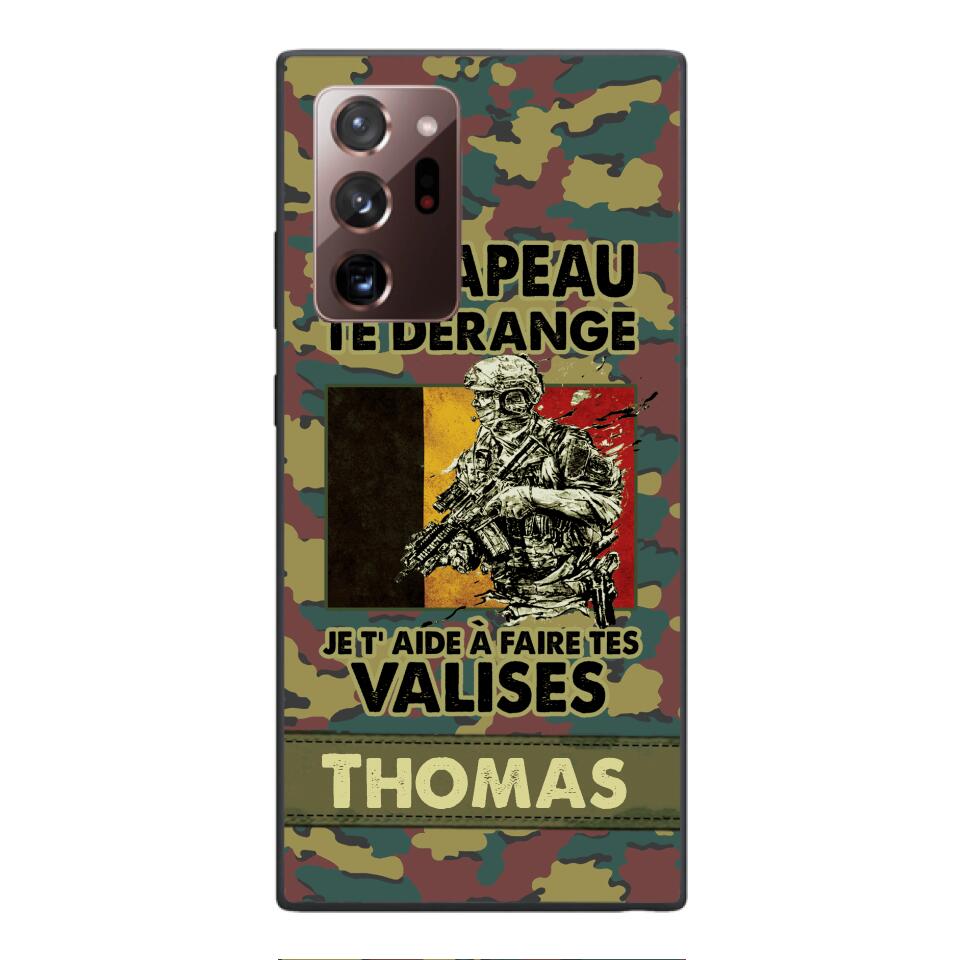 Personalized Belgian Soldier/Veterans Phone Case Printed 22MAR-QH31