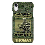 Personalized Spanish Soldier/Veterans Phone Case Printed 22MAR-QH31