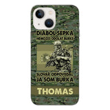 Personalized Spanish Soldier/Veterans Phone Case Printed 22MAR-QH31