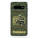 Personalized Spanish Soldier/Veterans Phone Case Printed 22MAR-QH31