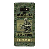 Personalized Spanish Soldier/Veterans Phone Case Printed 22MAR-QH31