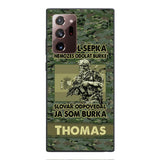 Personalized Spanish Soldier/Veterans Phone Case Printed 22MAR-QH31