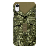 Personalized Danish Soldier/Veterans Phone Case Printed 22MAR-HQ31