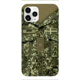 Personalized Danish Soldier/Veterans Phone Case Printed 22MAR-HQ31