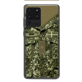 Personalized Danish Soldier/Veterans Phone Case Printed 22MAR-HQ31