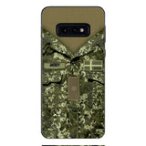 Personalized Danish Soldier/Veterans Phone Case Printed 22MAR-HQ31