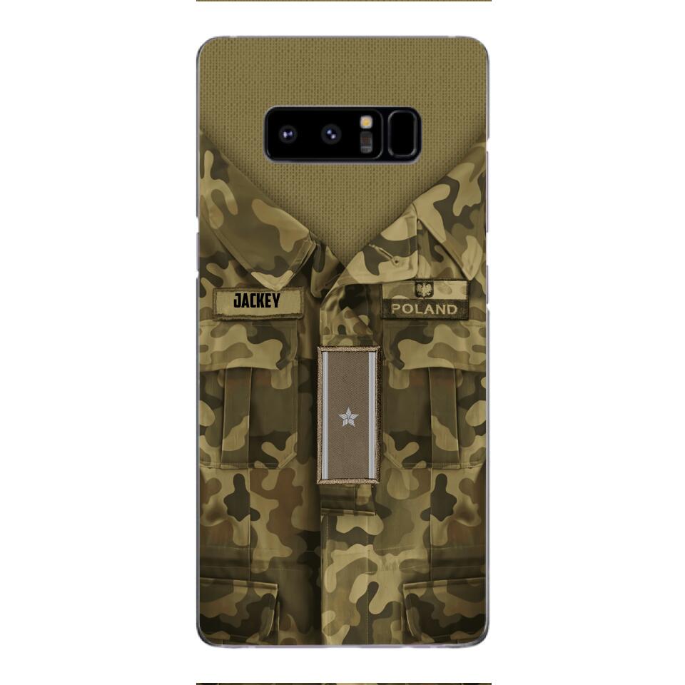 Personalized Polish Soldier/Veterans Phone Case Printed 22MAR-HQ31