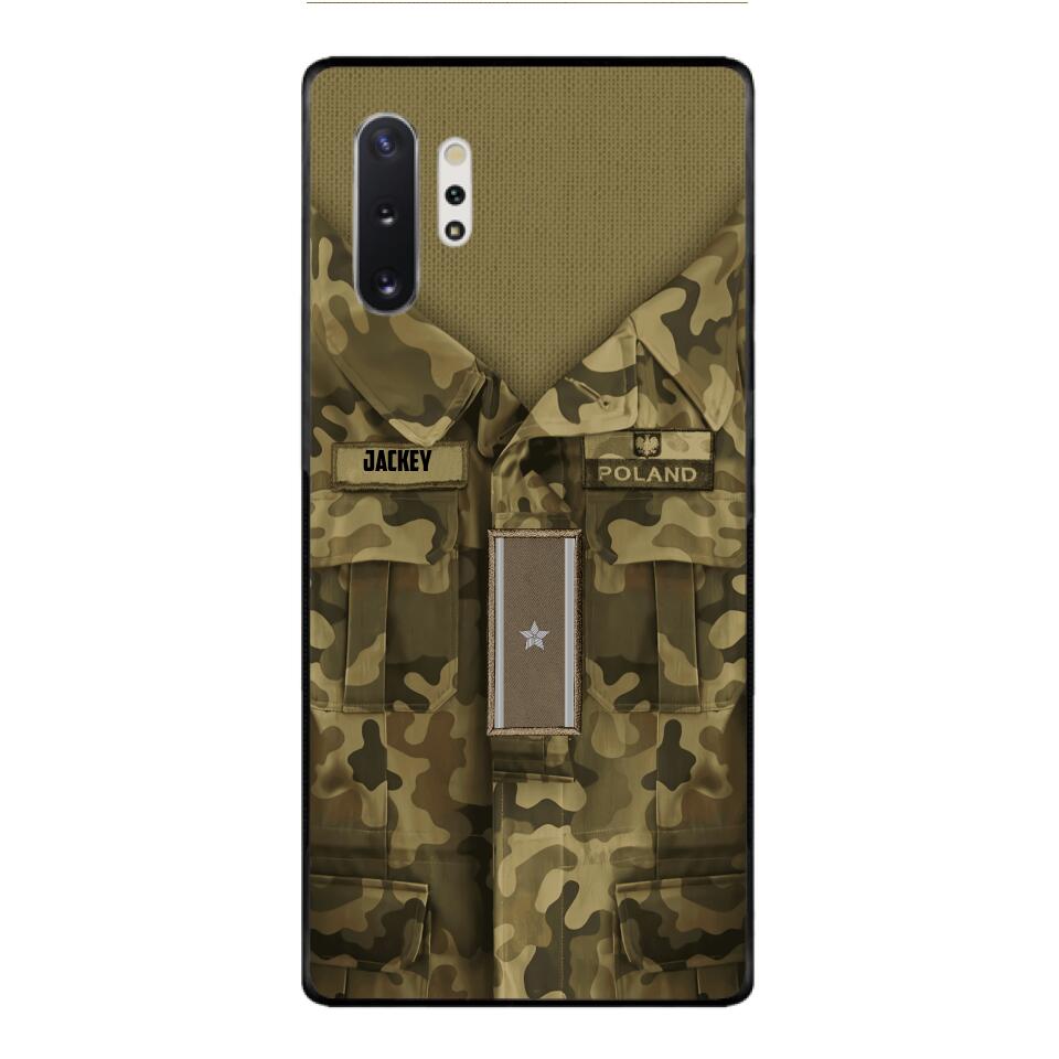 Personalized Polish Soldier/Veterans Phone Case Printed 22MAR-HQ31