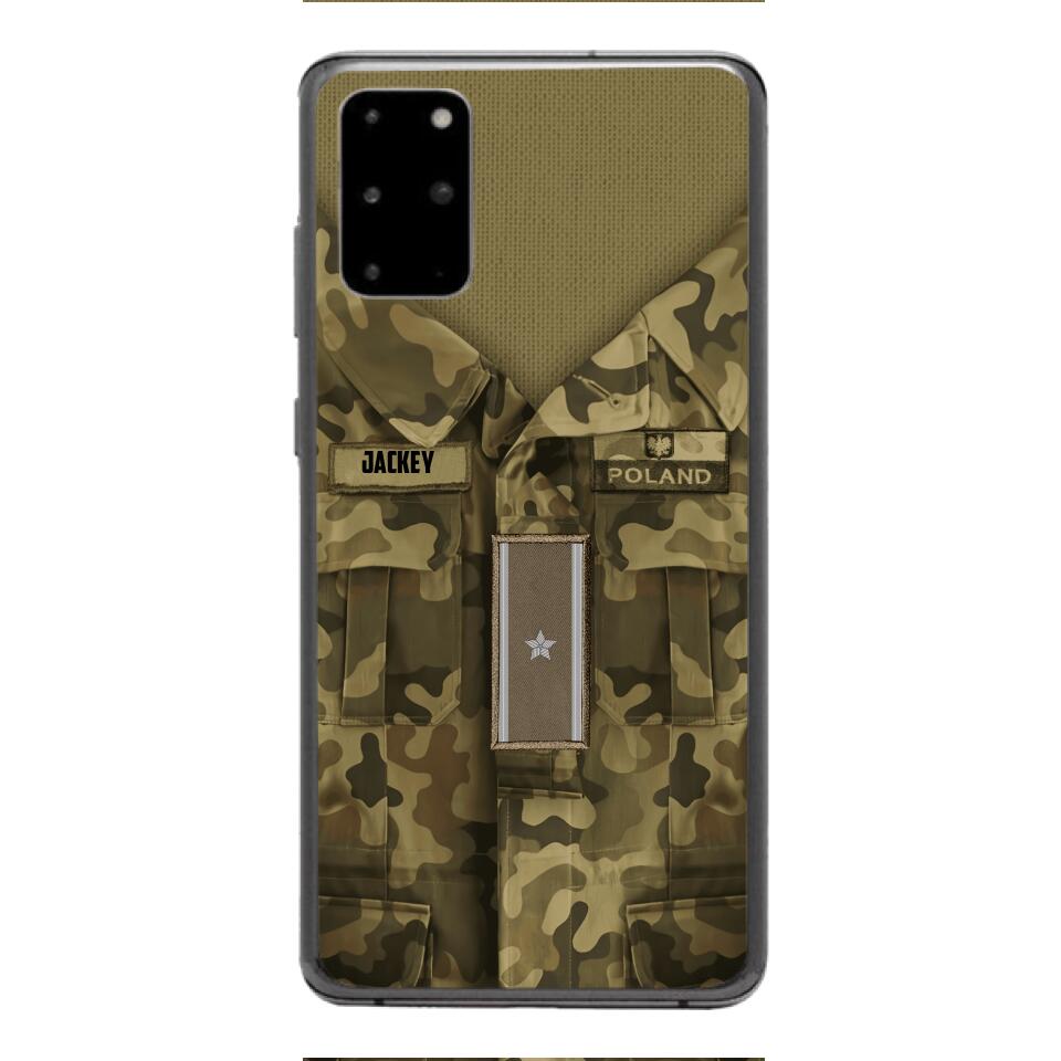Personalized Polish Soldier/Veterans Phone Case Printed 22MAR-HQ31