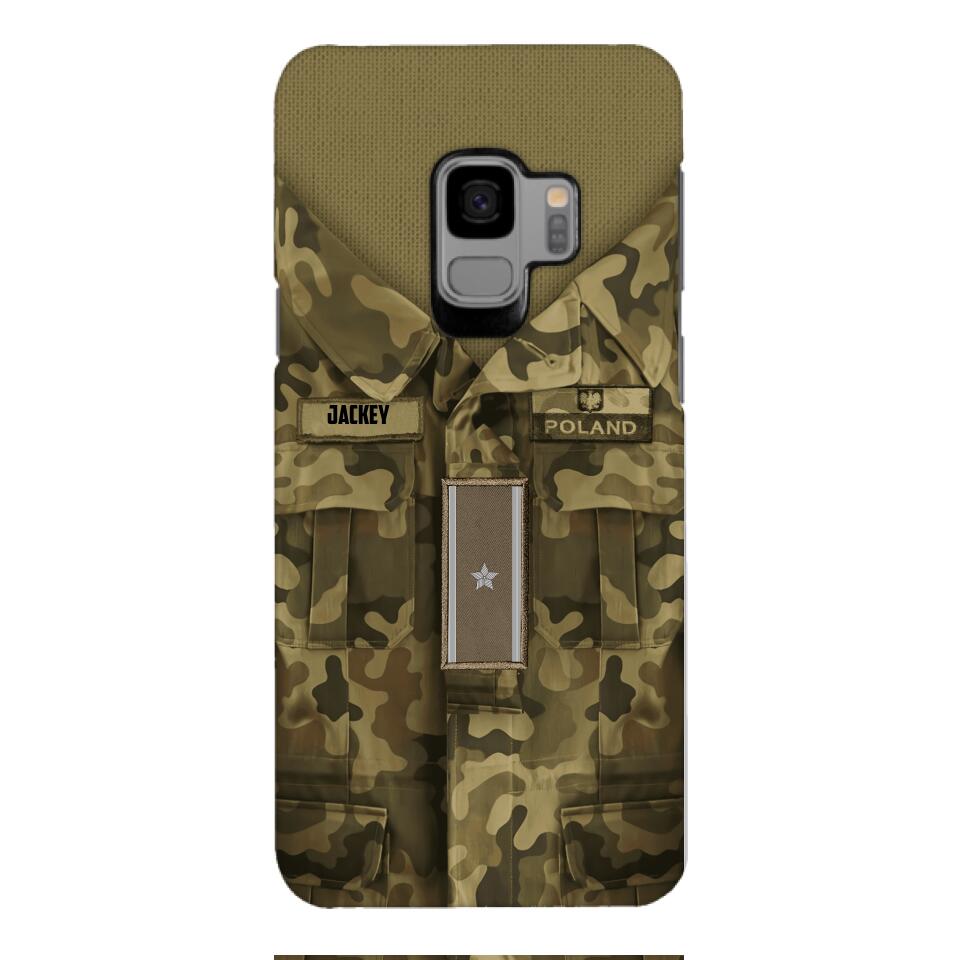 Personalized Polish Soldier/Veterans Phone Case Printed 22MAR-HQ31