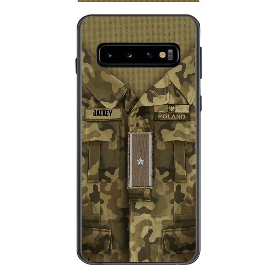 Personalized Polish Soldier/Veterans Phone Case Printed 22MAR-HQ31