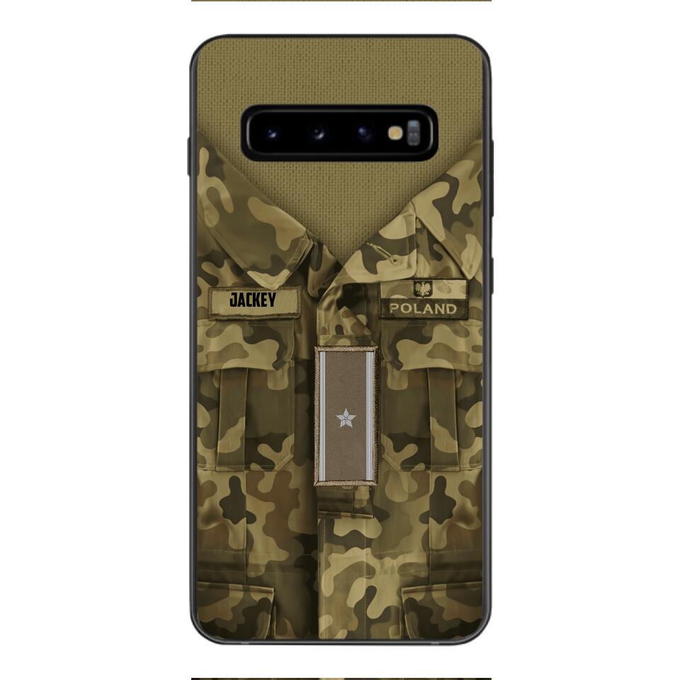 Personalized Polish Soldier/Veterans Phone Case Printed 22MAR-HQ31