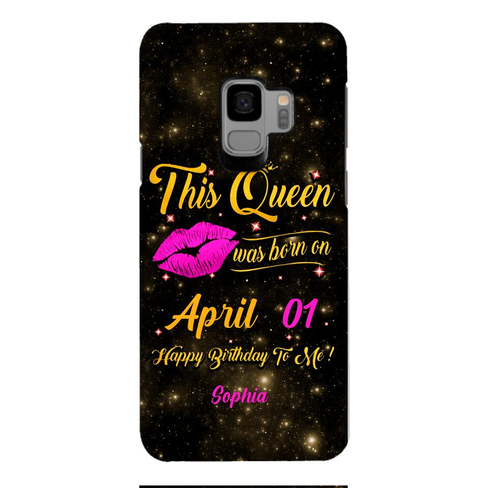 Personalized Birthday's Girl Phone Case Printed V3Q 0104