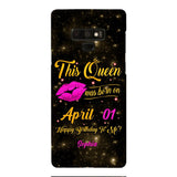 Personalized Birthday's Girl Phone Case Printed V3Q 0104