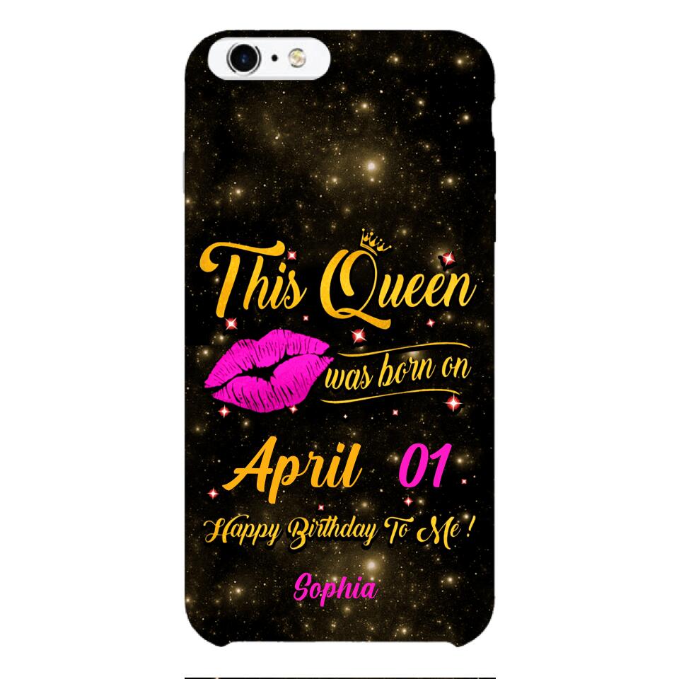 Personalized Birthday's Girl Phone Case Printed V3Q 0104