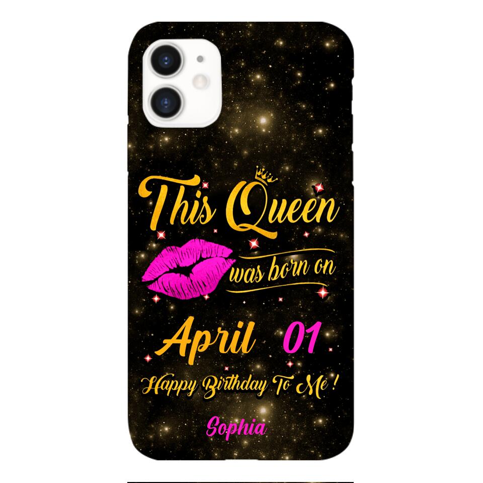 Personalized Birthday's Girl Phone Case Printed V3Q 0104