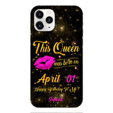 Personalized Birthday's Girl Phone Case Printed V3Q 0104